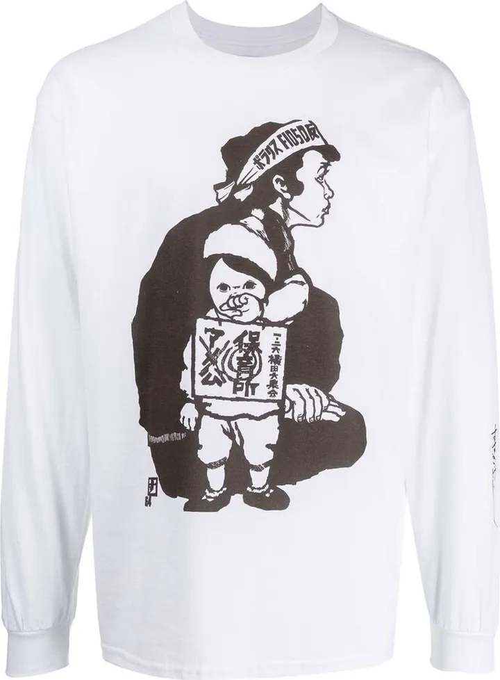 graphic long-sleeve T-shirt