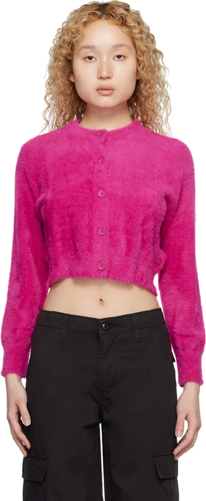 Levi's Pink Cat Cardigan
