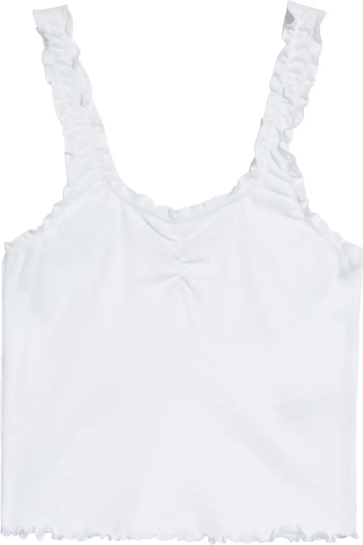 Pretty Lettuce Hem Cotton Camisole