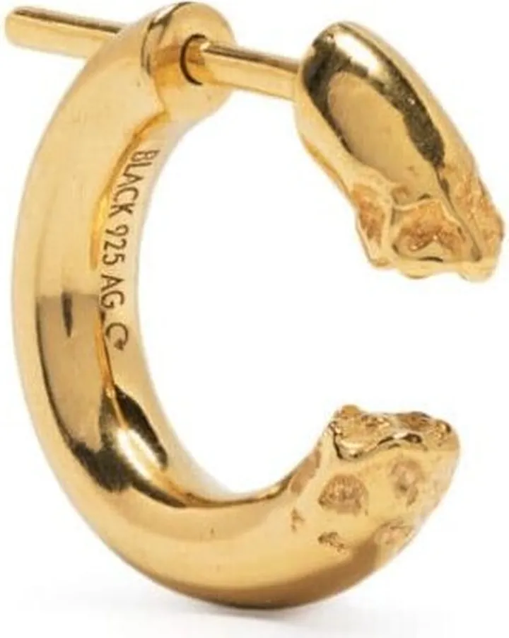 Terra 14 gold-plated half hoop