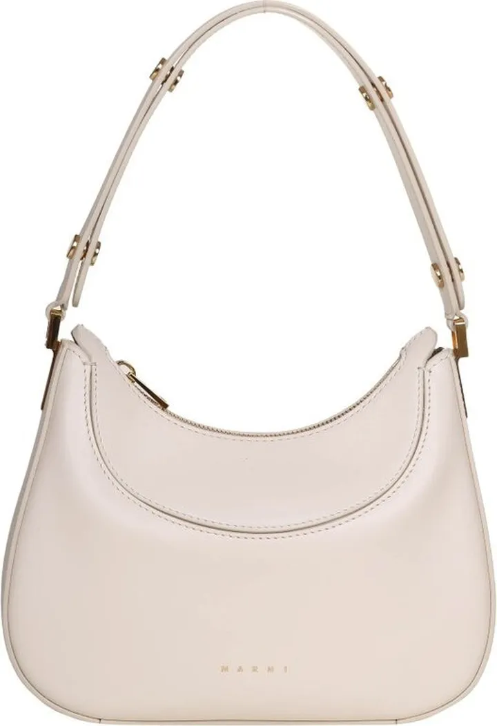 Marni Logo Printed Mini Hobo Bag