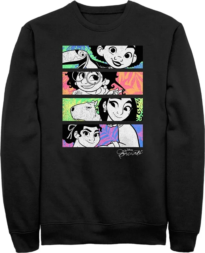 Men's Encanto Family Box Up Sweatshirt - Black - 2X Large