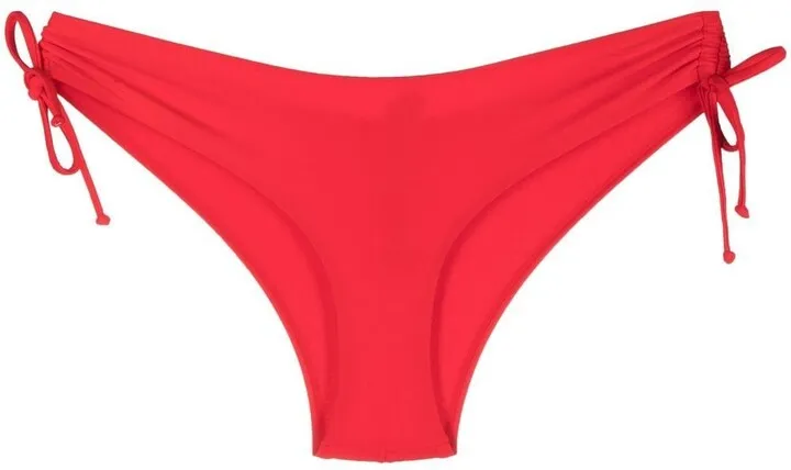 Ruched Drawstring-Detail Swim Briefs