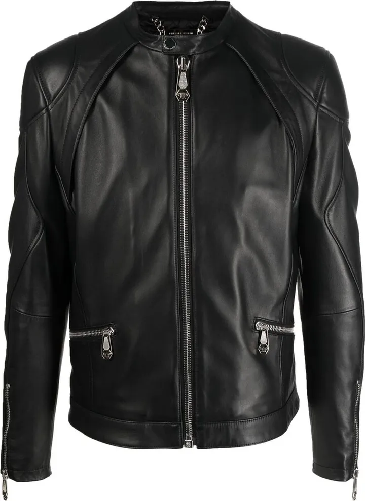 Zip-Through Biker Jacket