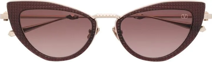 Rockstud cat-eye frame sunglasses