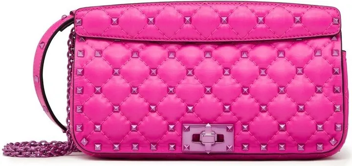 Rockstud Spike quilted shoulder bag