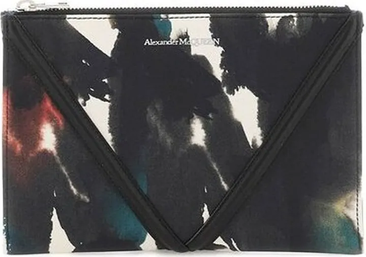 Alexander McQueen Graffiti Printed Zipped Pouch