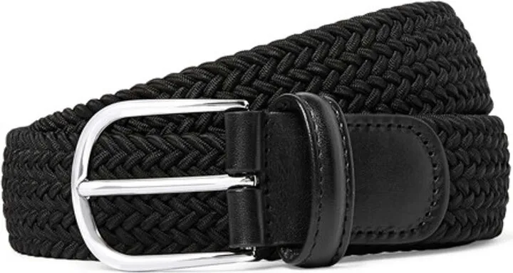 Anderson's Stretch Woven Belt in Black