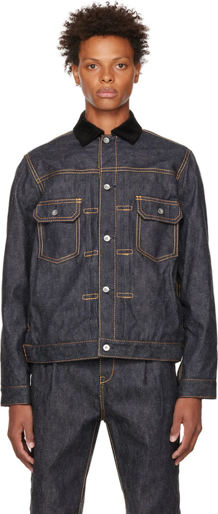 sacai Indigo Beyondexx Denim Jacket