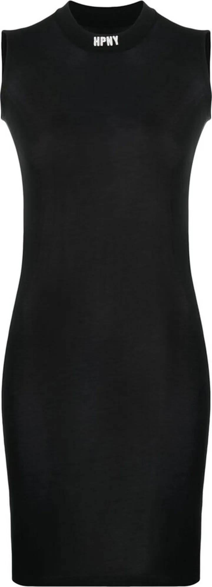 Logo-Embroidered Semi-Sheer Minidress