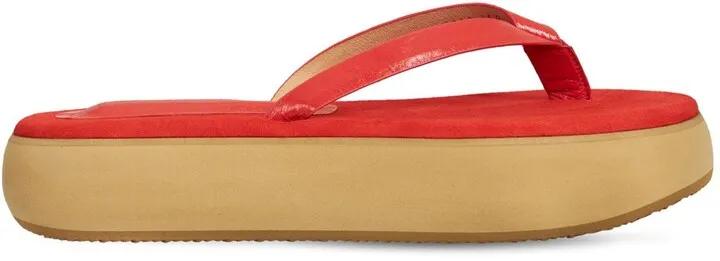 40mm Boat leather flip flops