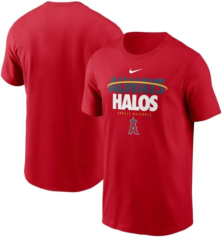 Men's Nike Red Los Angeles Angels Always Halos Local Team T-shirt
