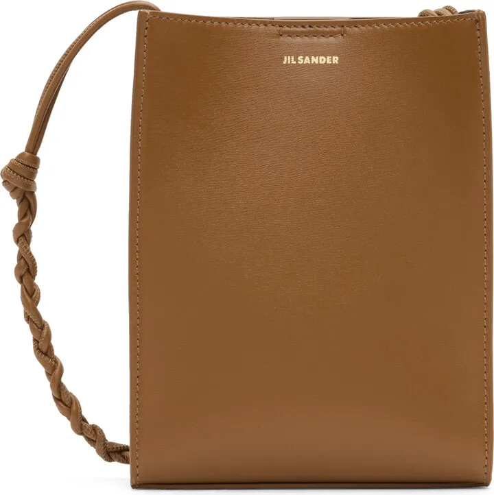 Jil Sander Brown Small Tangle Bag