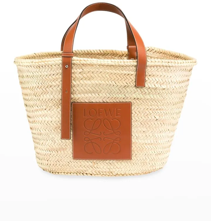 Raffia Basket Tote Bag