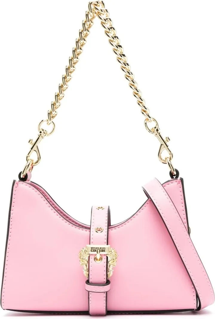 Logo-Engraved Buckle Tote Bag