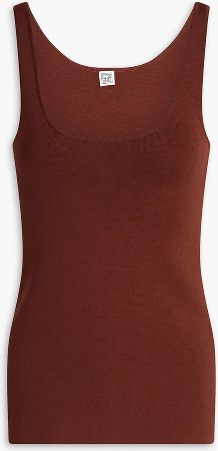 Stretch-knit tank