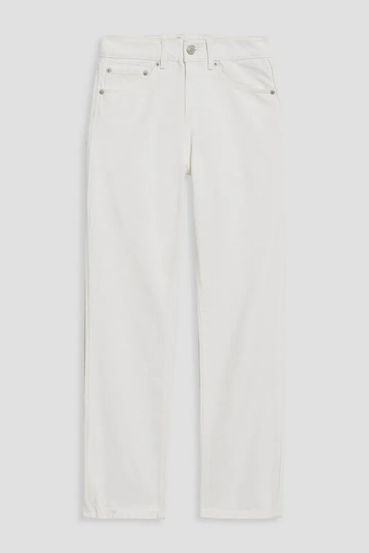 Mid-rise slim-leg jeans