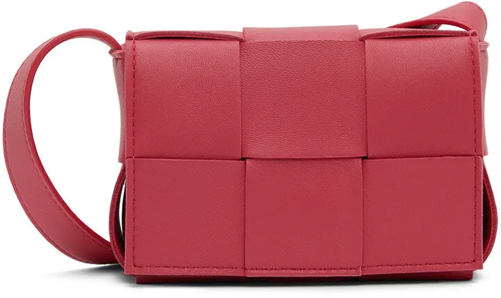 Bottega Veneta Pink Cassette Shoulder Bag