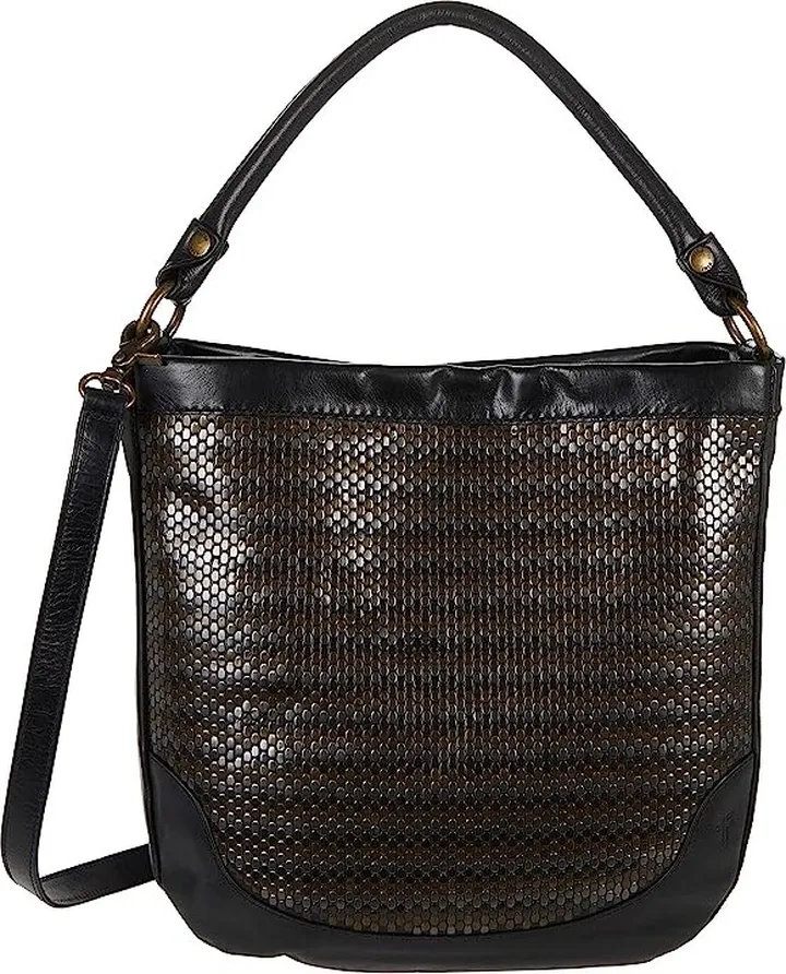 Frye Melissa Stud Hobo (Gold Multi) Handbags