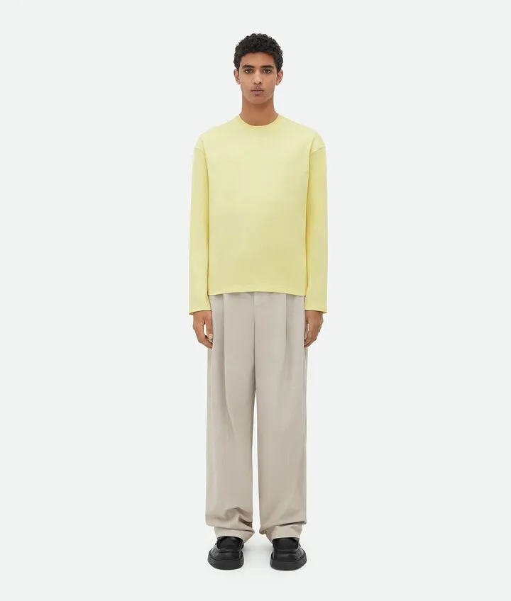 Light Cotton Long-Sleeved T-Shirt