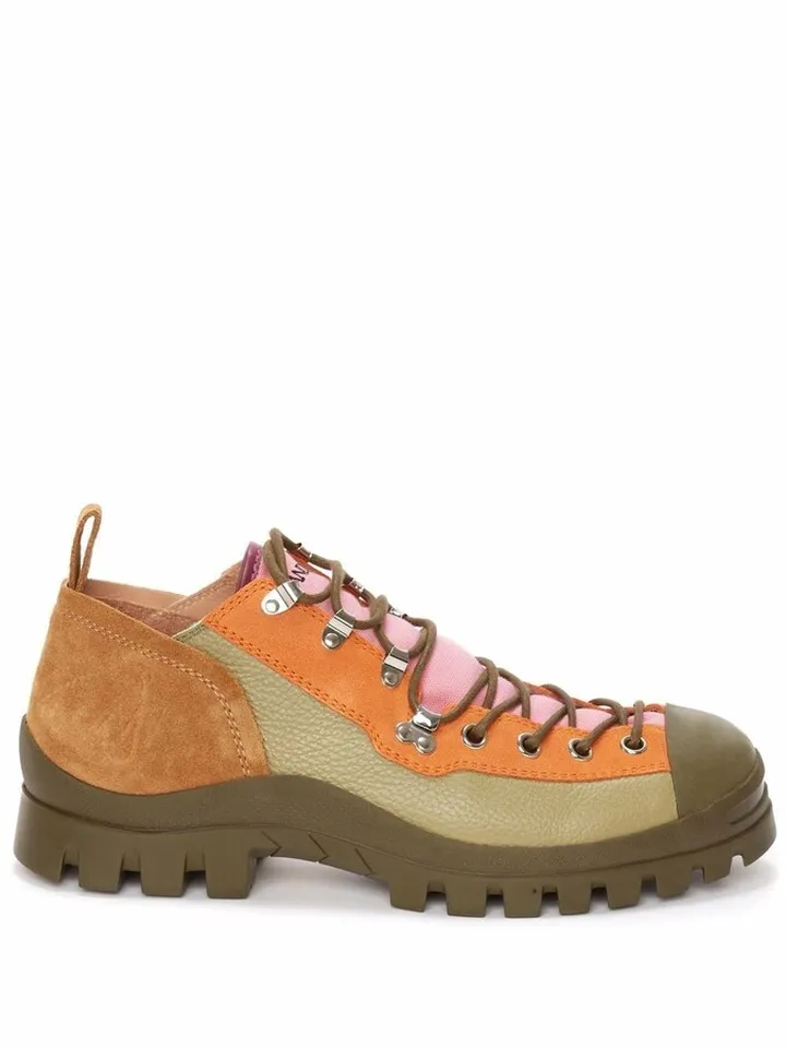 Hiker-Style Low-Top Sneakers