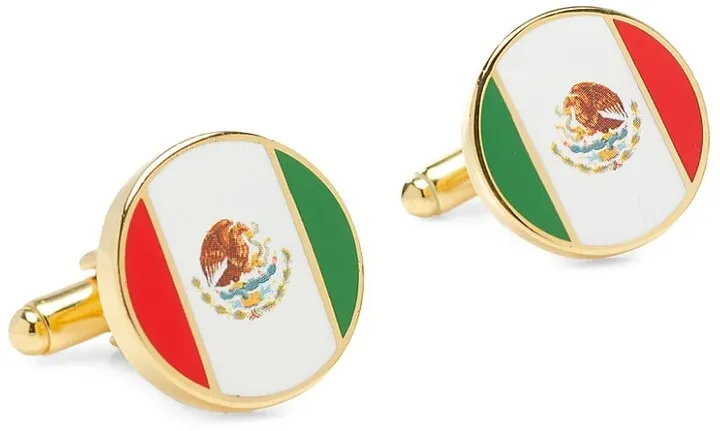 Mexico Flag Cufflinks