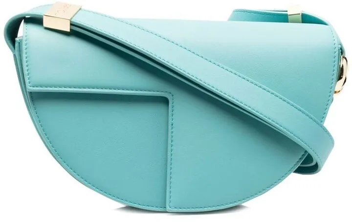 Panelled Calf-Leather Shoulder Bag