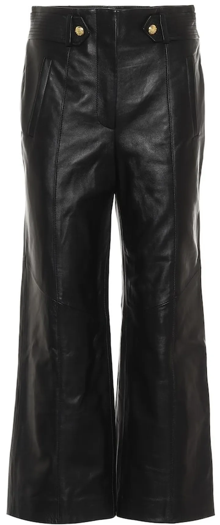 Agee wide-leg leather pants