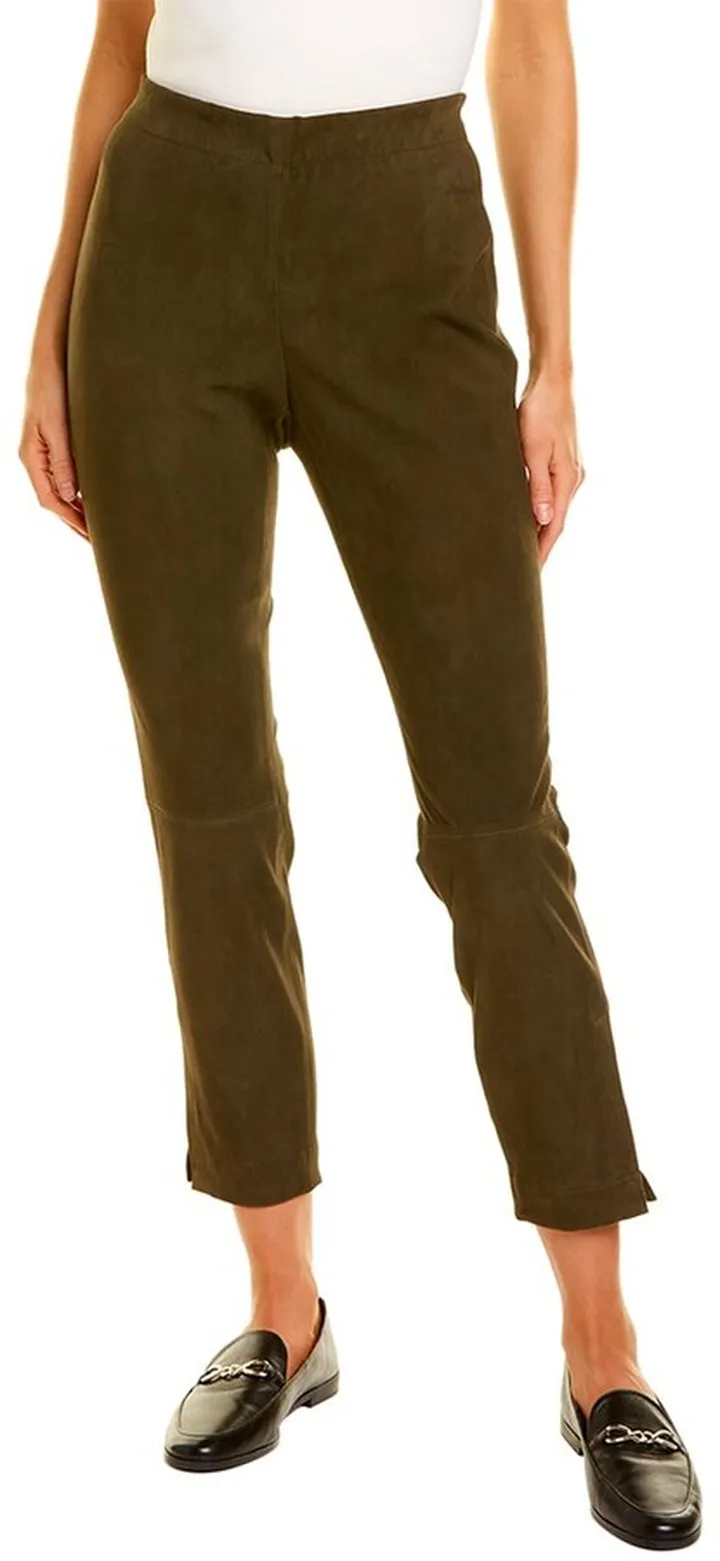 Lafayette 148 New York Murray Suede Front Skinny Pant