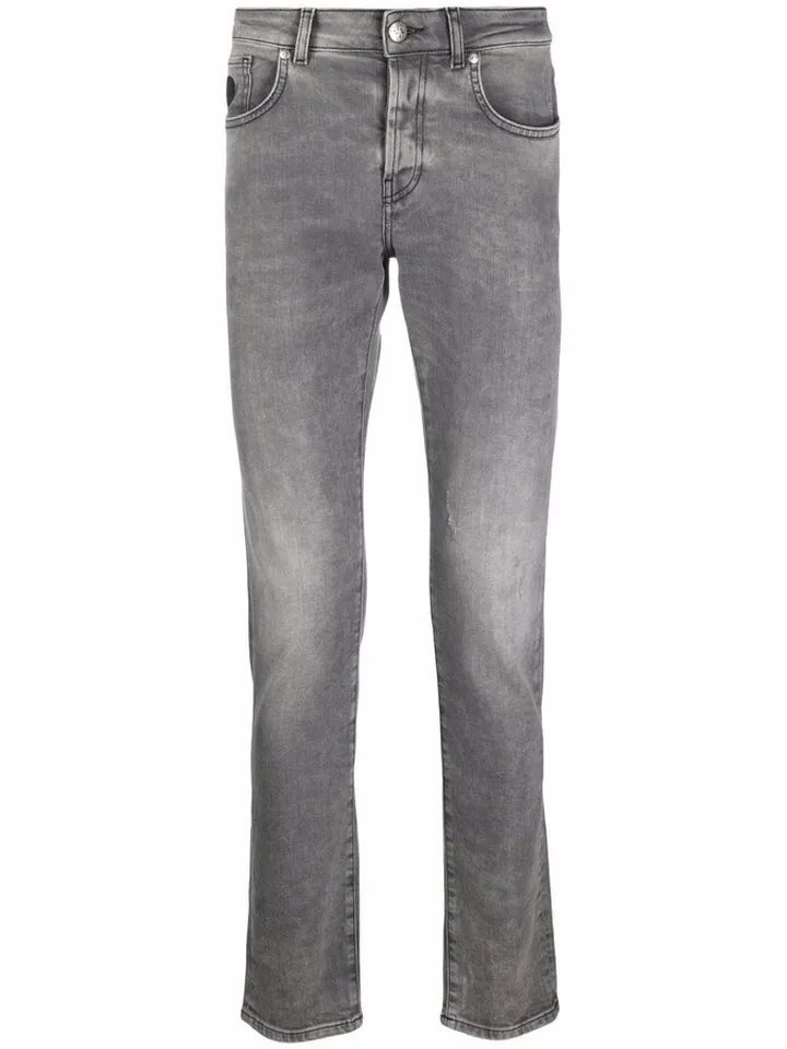 Rear Logo-Print Jeans