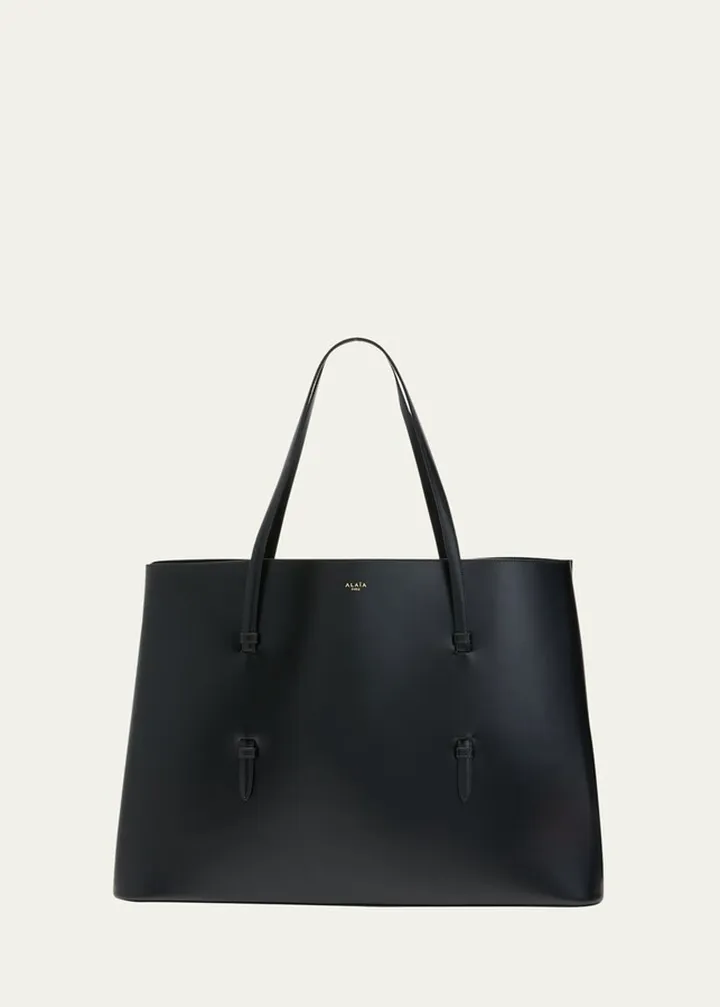 Mina 50 Calf Leather Tote Bag
