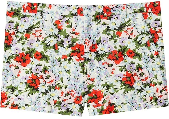 Floral-Print Shorts