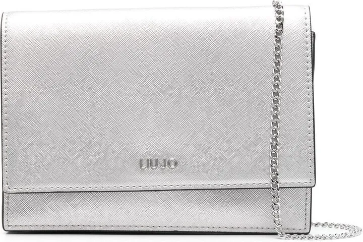 Logo-Lettering Shoulder Bag