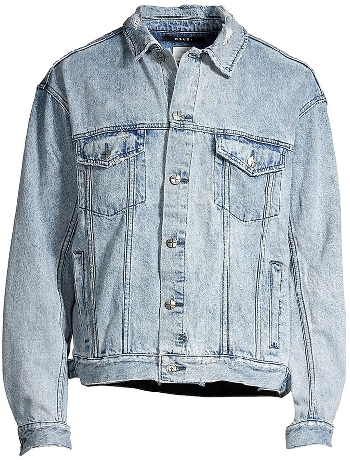 Acid Trip Oversized Denim Jacket