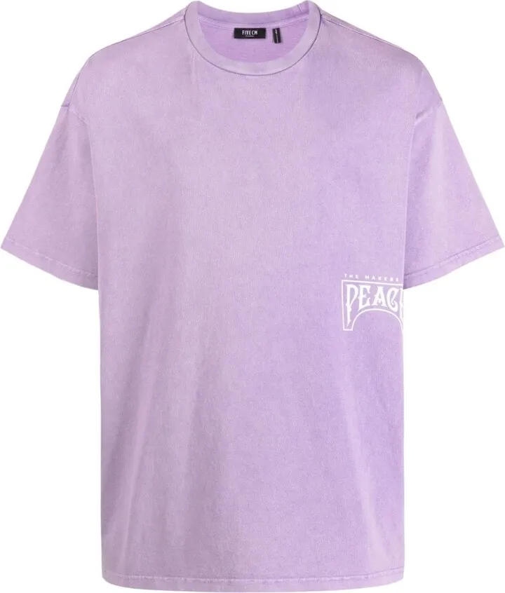 Peace cotton T-shirt