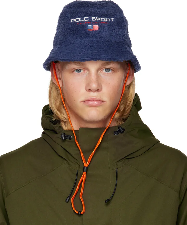 Polo Ralph Lauren Navy Sport Bucket Hat