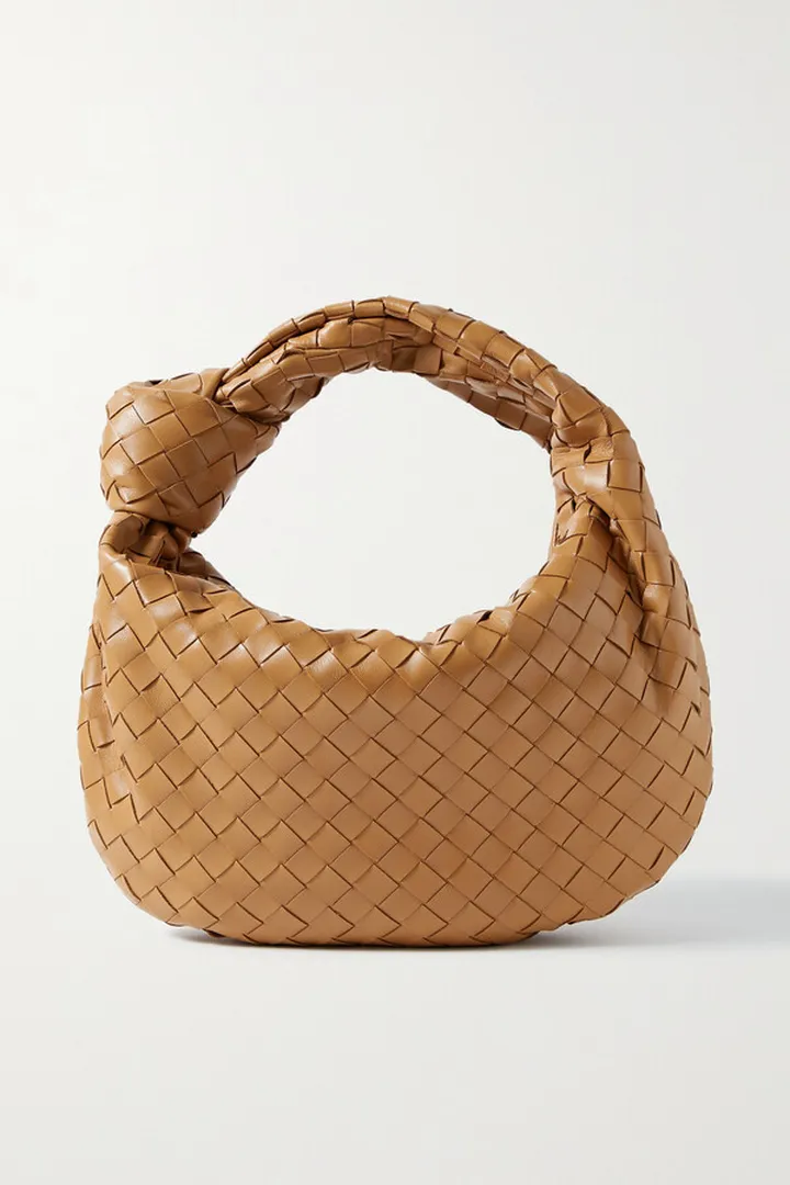 Bottega Veneta - Jodie Knotted Intrecciato Leather Tote - Brown