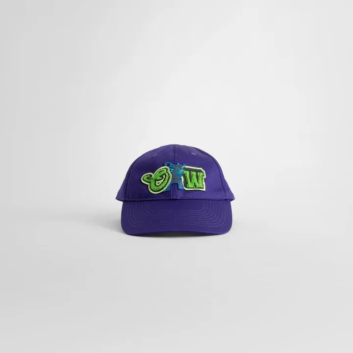 Off-White Man Purple Hats