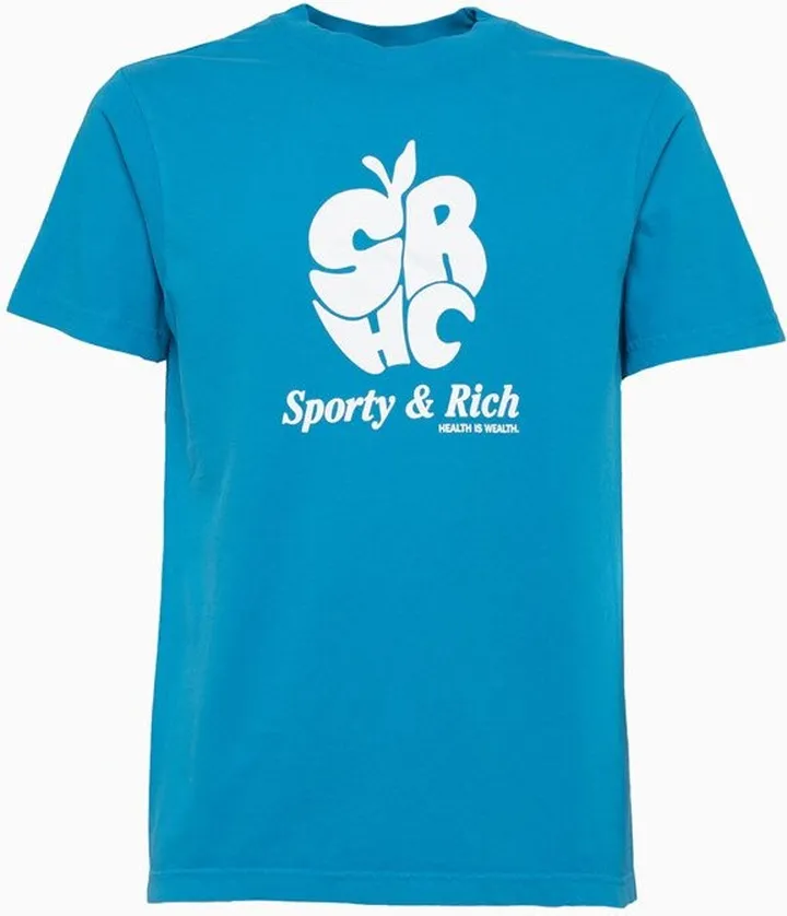 Sporty & Rich Logo-Print Crewneck T-Shirt