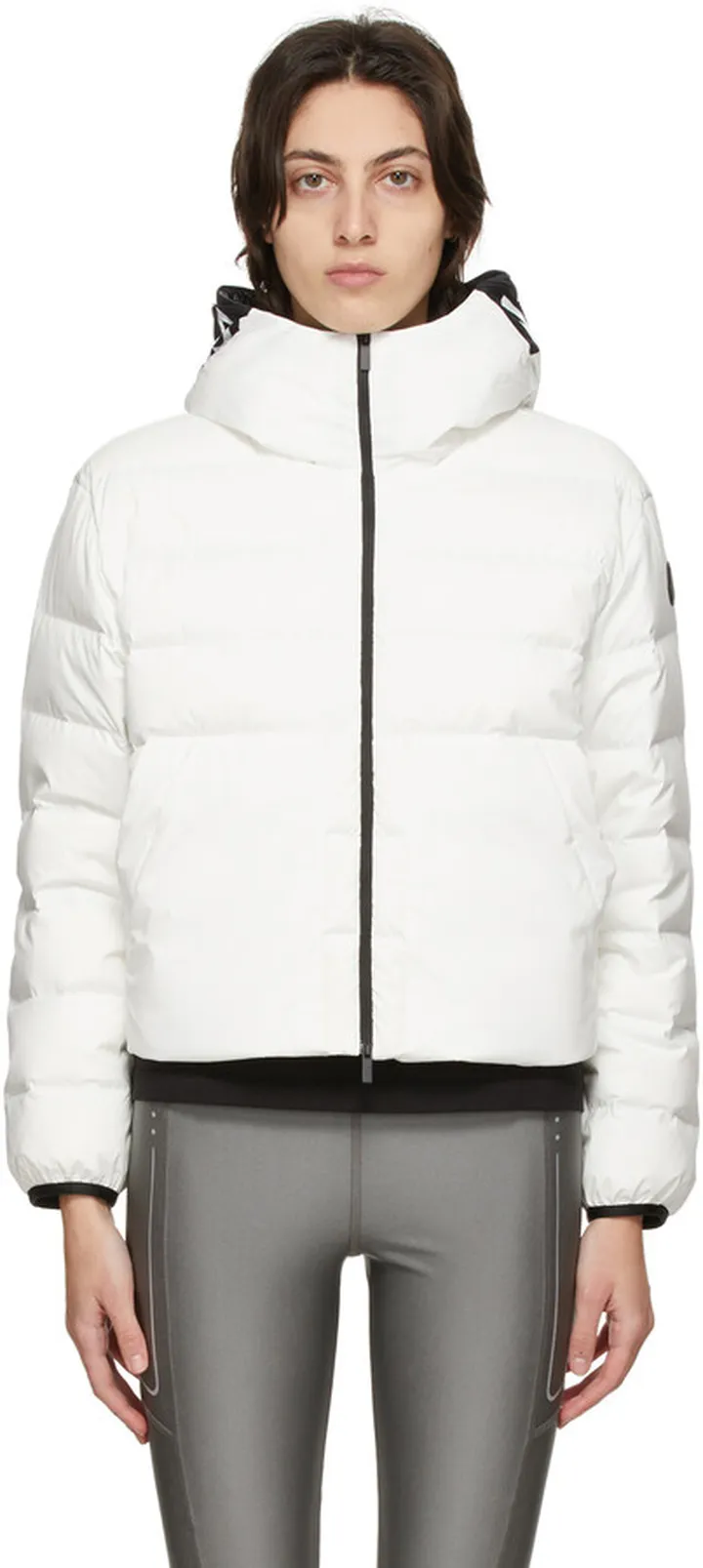 Moncler White Down Anwar Jacket