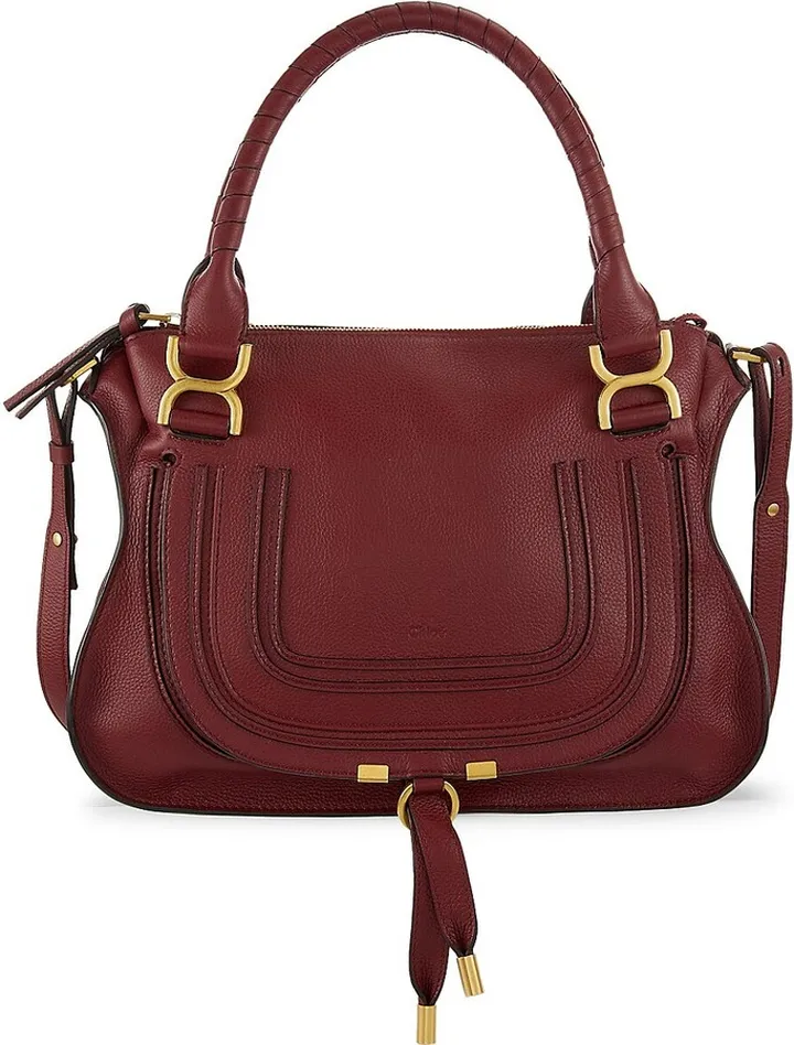 Medium Marcie Leather Satchel