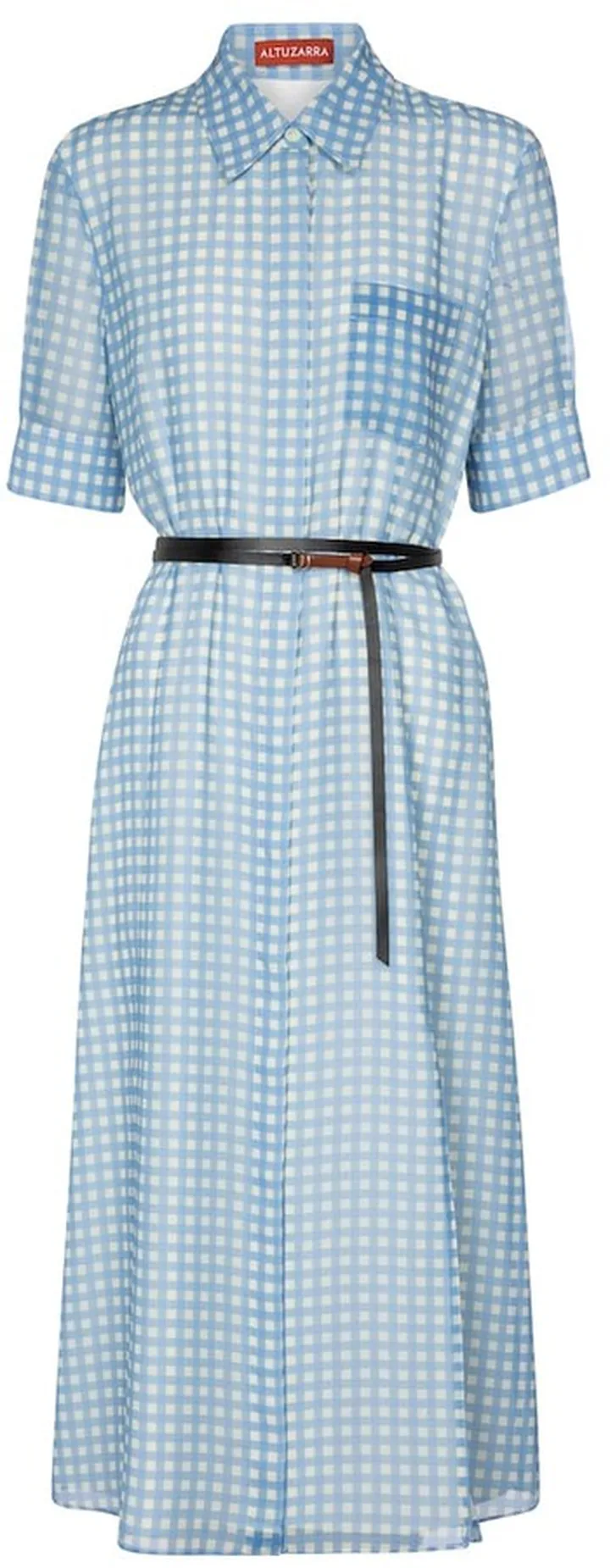 Kieran gingham shirt dress