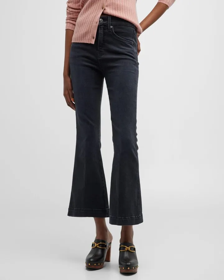 Carson High-Rise Ankle Flare Jeans
