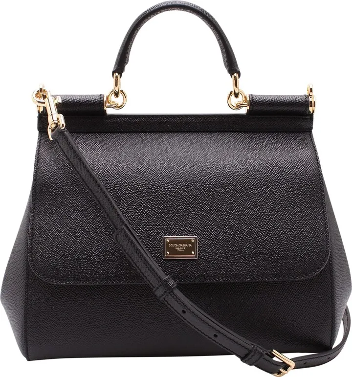 Dolce & Gabbana Medium 'sicily' Leathe Bag