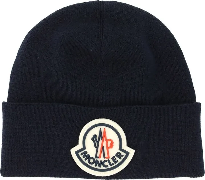 Moncler Logo Patched Beanie