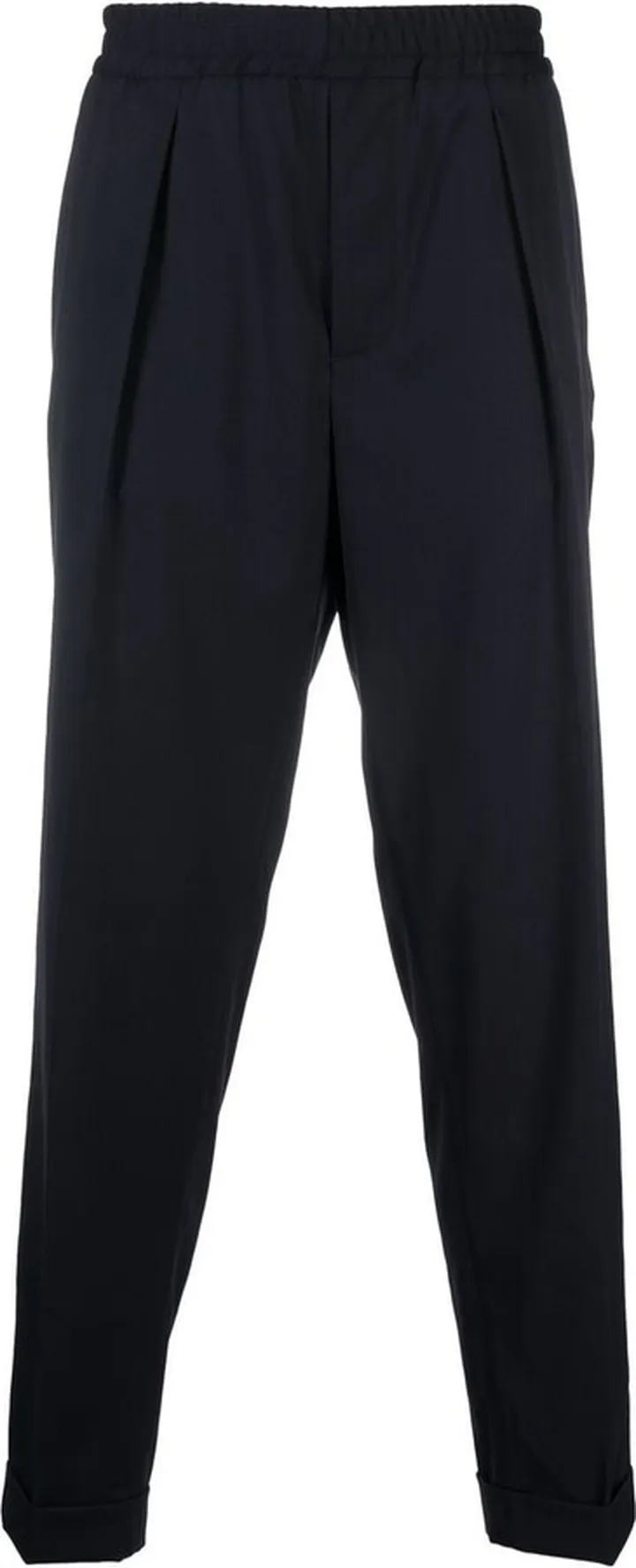 Commuting tapered-leg trousers
