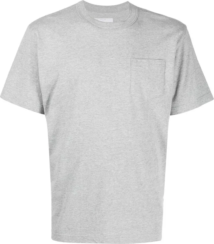 patch-pocket cotton T-shirt