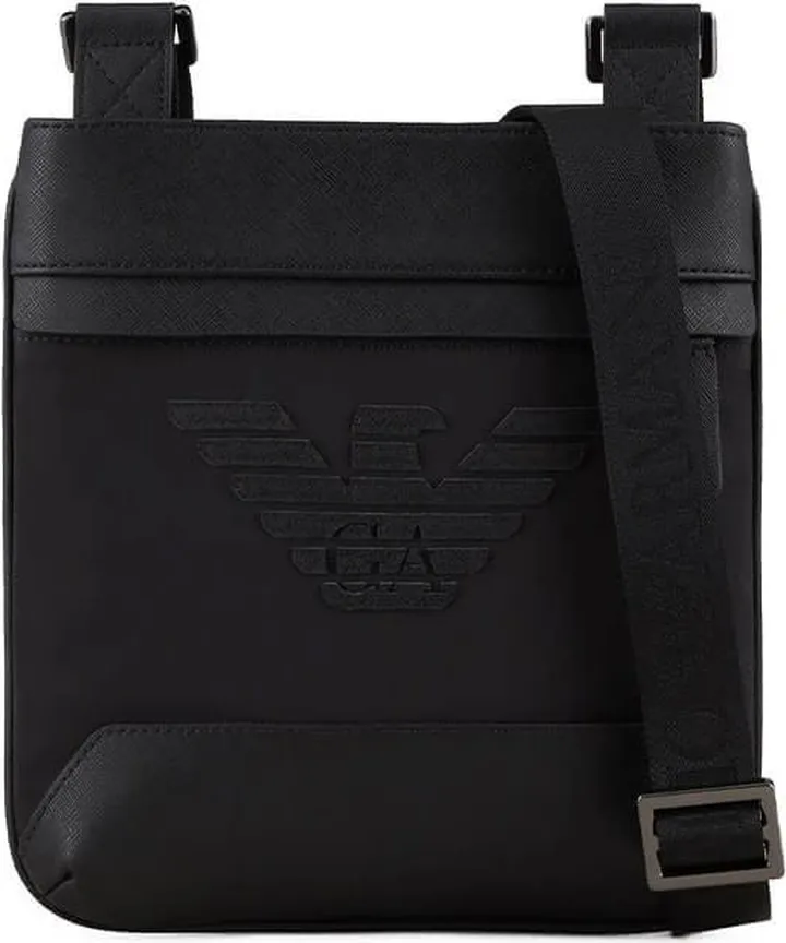 Emporio Armani Black Crossbody Bag With Logo