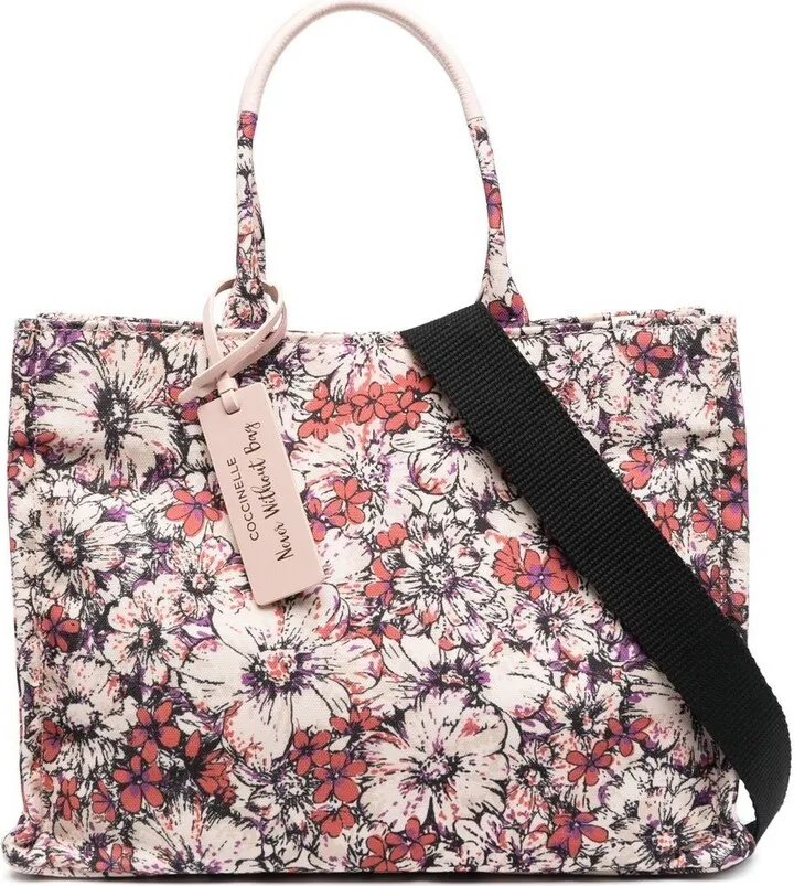 Never Without floral-print tote bag