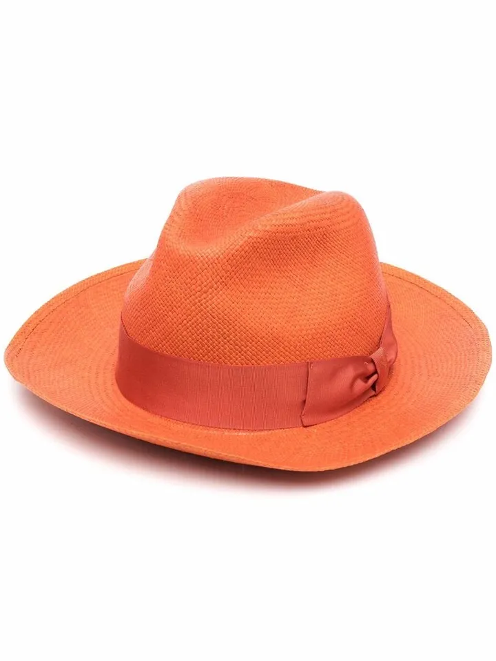 Ribbon-Detail Sun Hat